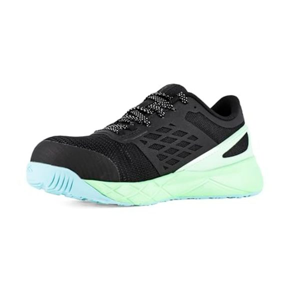 Reebok Nanoflex TR Work EH Comp Toe Black/Seafoam Green/White 8 B (M) - Picture 1 of 1